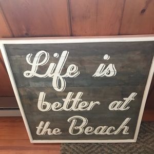 LIFE IS BETTER AT THE BEACH WALL DECOR